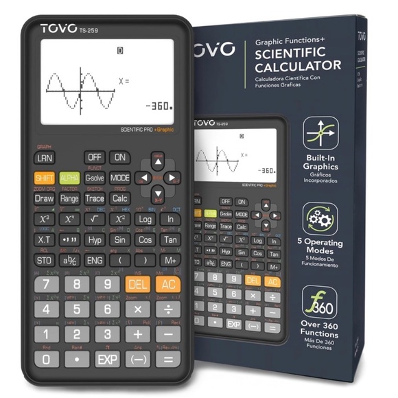 Tovo Other - Tovo Scientific Calculator with Graphing Functions